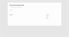 Desktop Screenshot of firearmslicensetips.com